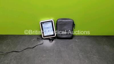 Laerdal Model 200-30150 Simpad (Powers Up) In Carry Case *SN ZW1390000970*