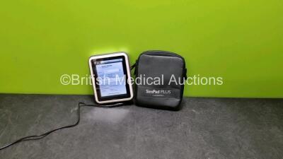 Laerdal Model 200-30150 Simpad (Powers Up) In Carry Case *SN ZW14100001332*