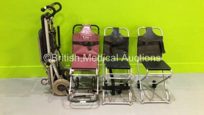 1 x C-Max Stair Climber (No Power) and 3 x Ferno Evacuation Chairs