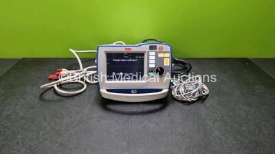 Zoll R Series Plus Defibrillator / Monitor (Powers Up) Including Pacer, ECG and Printer Options with 3 Lead ECG Lead, 1 x Battery and Paddle Lead *SN AF08L006373*