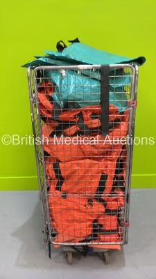 Large Quantity of Ferno and Hartwell Vacuum Splints (Cage Not Included)