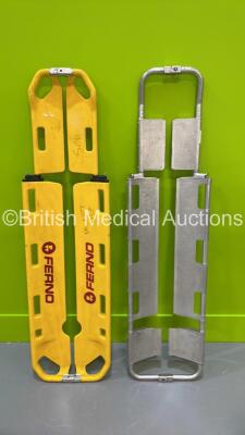 1 x Ferno Scoop EXL Stretcher and 1 x Aluminium Scoop Stretcher