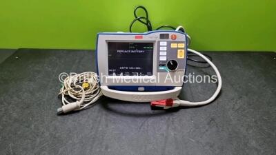 Zoll R Series Plus Defibrillator / Monitor (Powers Up) Including Pacer, ECG and Printer Options with 3 Lead ECG Lead, 1 x Battery and Paddle Lead *SN AF08L006453*