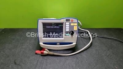 Zoll R Series Plus Defibrillator / Monitor (Powers Up) Including Pacer, ECG and Printer Options with Paddle Lead *SN AF08L0065538*