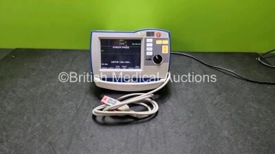 Zoll R Series Plus Defibrillator / Monitor (Powers Up) Including ECG and Printer Options with Paddle Lead *SN AF08L006419*