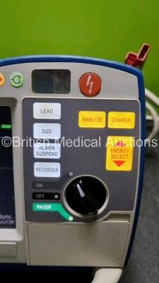 Zoll R Series Plus Defibrillator / Monitor (Powers Up) Including Pacer, ECG and Printer Options with Paddle Lead *SN AF08L0066471* - 3