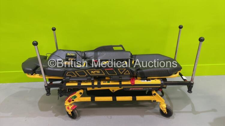 Stryker Power Pro TL Electric Ambulance Stretcher with Mattress, Battery and Battery Charger (Powers Up - Intermittent Fault - Requires New Motherboard)