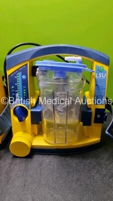 3 x LSU Laerdal Suction Units (All Power Up) with 3 x Suction Cups *SN 78081667811 / 78050216930 / 78041686978* - 2