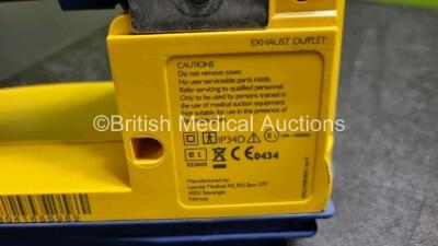 3 x LSU Laerdal Suction Units (All Power Up) with 1 x Laerdal LSU Wall Bracket *SN 78041686989 / 78051667131 / 78081465009* - 6