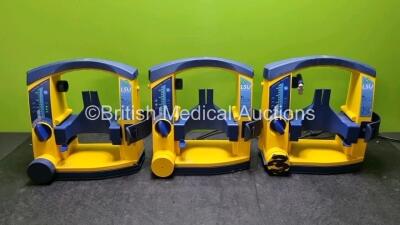 3 x LSU Laerdal Suction Units (All Power Up, 1 x with Damage to Casing - See Photo) *SN 78041686981 / 7808166766 / 78081687776*