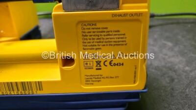 3 x LSU Laerdal Suction Units (All Power Up, 1 x with Damage to Casing - See Photo) *SN 78041686981 / 7808166766 / 78081687776* - 6