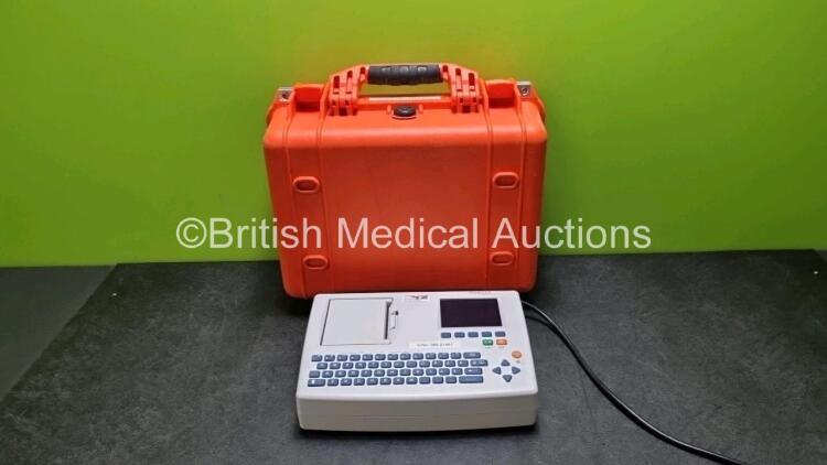 Schiller Cardiovit AT-101 ECG Machine (Draws Power) in Case