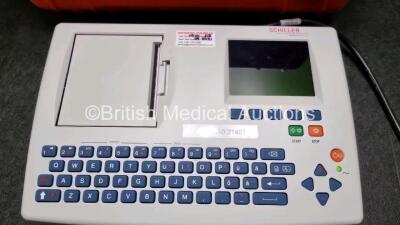 Schiller Cardiovit AT-101 ECG Machine (Draws Power) in Case - 2