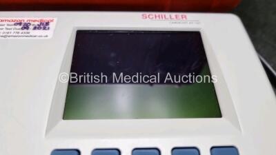 Schiller Cardiovit AT-101 ECG Machine (Draws Power) in Case - 3