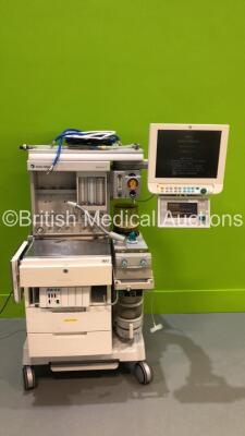 Datex-Ohmeda Aestiva/5 Anaesthesia Machine with Datex-Ohmeda 7900 SmartVent Software Version 4.8 PSVPro, Datex-Ohmeda Anaesthesia Monitor, Module Rack with E-PRESTN Multiparameter Module with SPO2, T1, T2, P1, P2, NIBP and ECG Options, Bellows, Absorber a