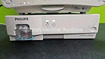 Job Lot Including 1 x Philips IntelliVue MP30 Anesthesia Touchscreen Patient Monitor *Mfd 2014* (Powers Up) and 1 x Philips IntelliVue G5 M1019A Gas Module with 1 x Water Trap (Powers Up) - 4