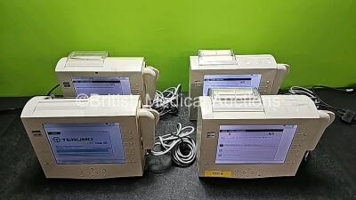 4 x Terumo CDI 500 Blood and Gas Parameter Monitors (All Power Up and 1 x Missing Cover - See Photos) - 3