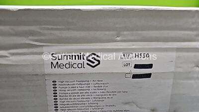 Mixed Lot Including 1 x DEC Aputure Wireless Remote Adapter in Hard Case, 1 x Summit Medical H550 Vacuum Pump *Mfd 2021* with 1 x Hose, 1 x KCI Info VAC, 3 x piCO+ Smokerlyzers with Accessories and 3 x IOPac Ultrasound Probes *Untested* - 7