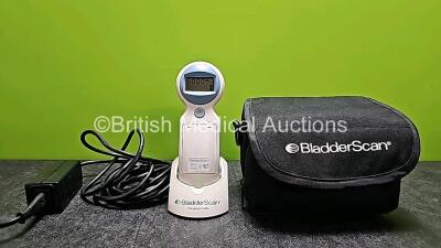 Verathon BladderScan BVI 6100 Handheld Bladder Scanner Ref 0570-0355 *Mfd 2017* with Charging Cradle and Power Supply in Carry Bag (Powers Up)