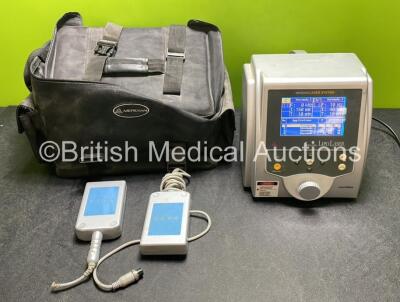 Meridian Lapex-2000 Lipo Laser System with Accessories and Key in Carry Bag (Powers Up, 1 x Damaged Cable - See Photos)