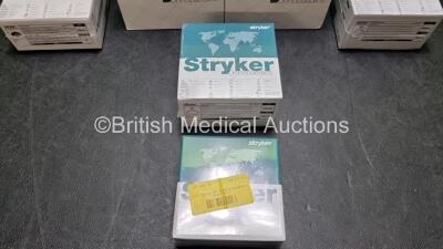 Job Lot Including 2 x Stryker Ref 502-03-64G Hemispherical Cluster Shells, 1 x Stryker Ref 502-03-62G Hemispherical Cluster Shell, 1 x Stryker Ref 6364-2-136 V40 Femoral Head, 1 x Stryker Ref 6309-3-660 Rimfit Cup and 1 x Stryker Ref 6309-3-660 Rimfit Cu - 3