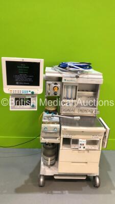 Datex-Ohmeda Aestiva/5 Anaesthesia Machine with Datex-Ohmeda 7900 SmartVent Software Version 4.8 PSVPro, Datex-Ohmeda Anaesthesia Monitor, Module Rack with E-PRESTN Multiparameter Module with SPO2, T1, T2, P1, P2, NIBP and ECG Options, Bellows, Absorber a