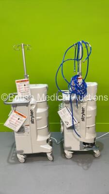 2 x Stryker Neptune 2 Ultra High Vacuum / High Flow Continuous Surgical Suction Unit (Both Power Up with 1 x Error - \110V Power Supply - Power Supply Not Included)