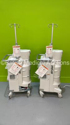 2 x Stryker Neptune 2 Ultra High Vacuum / High Flow Continuous Surgical Suction Unit (Both Power Up with 1 x Error and Loose Casing - 110V Power Supply - Power Supply Not Included)