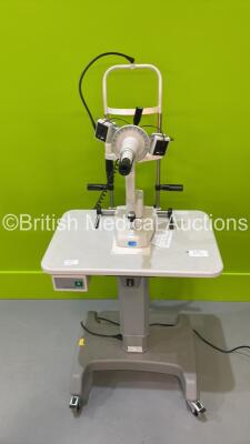 CSO JVL/1 Ophthalmometer on Stand (Powers Up with Good Bulb - Missing Wheel Support Cover - See Pictures) *C*