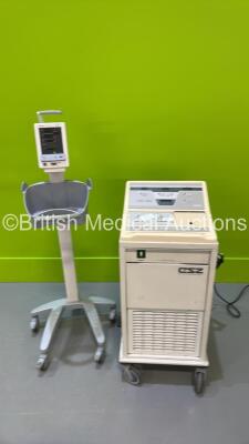 1 x Mindray Datascope Duo Patient Monitor on Stand and 1 x Cincinnati Sub Zero Blanketrol II Smart Hyper Hypothermia System (Both Power Up) *C*