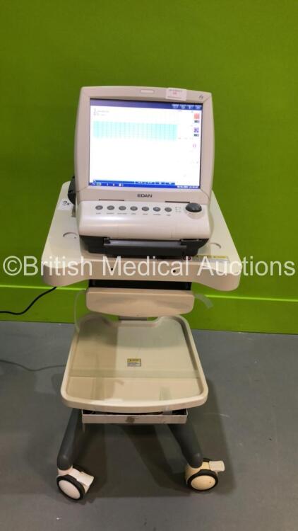 Edan F9 Fetal Monitors on Stands (Powers Up)