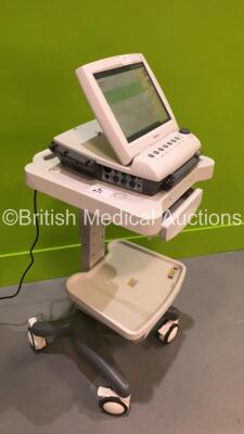 Edan F9 Fetal Monitors on Stands (Powers Up) - 4