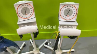 4 x Blood Pressure Meters on Stands - 2