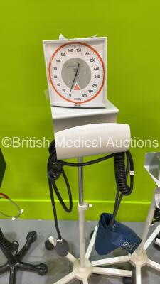 4 x Blood Pressure Meters on Stands - 3