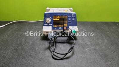 Agilent Heartstream XL Smart Biphasic Defibrillator (Powers Up) Including Pacer, ECG and Printer Options and Paddle Lead