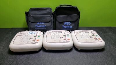 CU Medical Systems Inc iPAD Intelligent Public Access AED Trainer (All Untested Due to No Batteries) 2 x In Cases