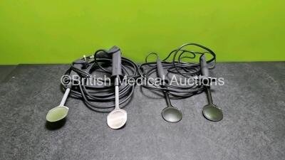 Job Lot Including 1 x Philips M4742A and 1 x Philips M1742A Internal Hard Paddles