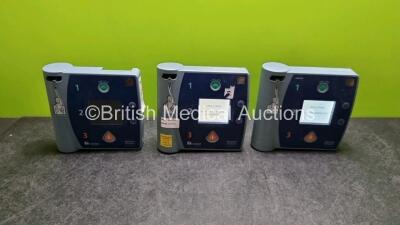 Job Lot Including 2 x FR2+ Plus Defibrillators and 1 x Philips FR2+ Plus Defibrillator (All Power Up with Stock Battery Stock Battery Not Included)