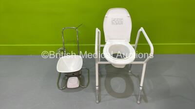 Urology Accessories Including Swereco Commode and Stand