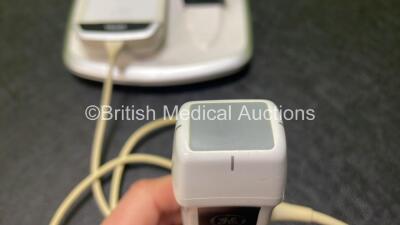 GE Healthcare Vscan Ref GM000310 Wireless Portable Ultrasound Unit with GE Dual Transducer / Probe and GE Vscan Docking Station (Untested Due to No Power Supply, Damage to Casing - See Photos) - 4