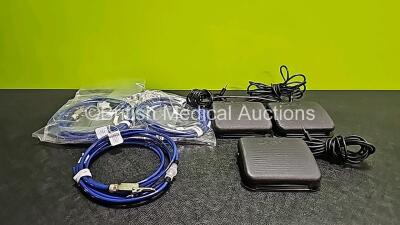 Job Lot Including 3 x Water Line Tubes for Dental Machine and 3 x Dentsply Cavitron Footswitch Ref 565162005