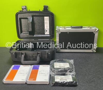 Mixed Lot Including 1 x Flight Case and 1 x Smith & Nephew Renasys Touch Carry Case with 1 x Carry Bag, 1 x Strap and 2 x User Manuals