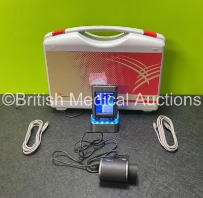 Viasys Micro Loop Spirometer with 1 x Power Supply, 1 x Docking Station and Accessories in Case (Powers Up)