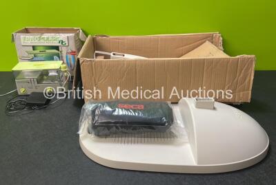 Mixed Lot Including 1 x Seca Height Measuring Stand and 1 x ProPulse Ear Irrigator with Power Supply and Footswitch