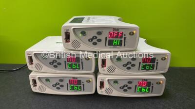 5 x Masimo Set Rad 8 Signal Extraction Pulse Oximeters (All Power Up)