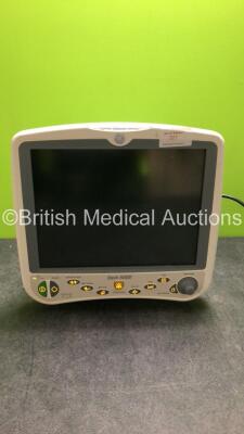 GE Dash 5000 Patient Monitor on Stand with BP 1/2, BP 2/4, SPO2, Temp/Co, NBP and ECG Options (Powers Up with Blank Screen) *S/N SD009472116GA*