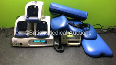 Mixed Lot Including 3 x Fisher & Paykel Airvo2 Humidifiers, 1 x Mitek Vapr3 Electrosurgical Unit, 1 x Sony UP-21MD Colour Video Printer, 1 x Operating Table Controller and 6 x Examination Couch Cushion Pads