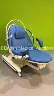 Borcad Electric Birthing Bed with Cushions and Controller (Powers Up) *S/N 2752* **A/N 088340**