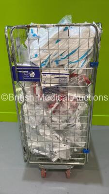 Cage of Face Masks and Visors (Cage Not Included - Out of Date)