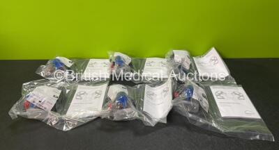 6 x Lowenstein Medical Full Face Masks *Mfd 2020 - 2 x Small, 2 x Medium, 2 x Large* (Unused)